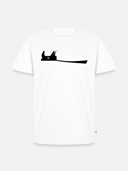 Menuisier rabot Charpentier - T-shirt Premium bio Homme - blanc