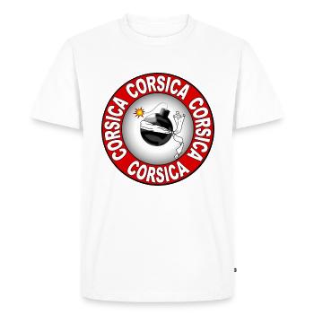 corse corsica 04 - T-shirt Premium bio Homme - blanc - Devant - Nico (187cm)