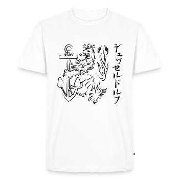 Düsseldorf - Japanisch - Men's Premium Organic T-Shirt - white - Front - Nico (187cm)