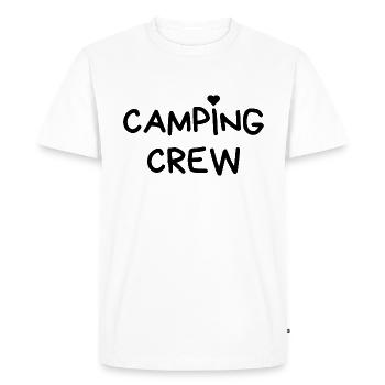 Équipe de camping - T-shirt Premium bio Homme - blanc - Devant - Nico (187cm)