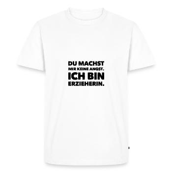 Éducatrice | Cadeaux pour les éducatrices Profession - T-shirt Premium bio Homme - blanc - Devant - Nico (187cm)