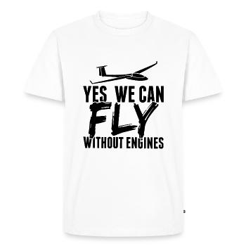 Planeur volant Cadeaux passe-temps glissants - T-shirt Premium bio Homme - blanc - Devant - Nico (187cm)