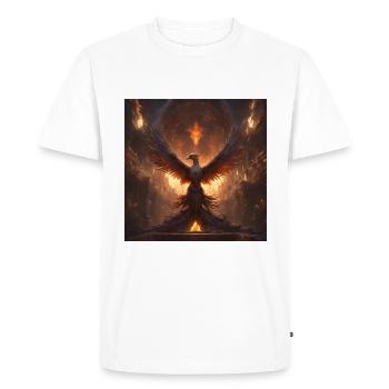 le phoenix - T-shirt Premium bio Homme - blanc - Devant - Nico (187cm)