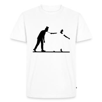 enterrement de vie de garçon et de jeune fille - T-shirt Premium bio Homme - blanc - Devant - Nico (187cm)