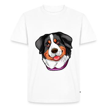 Berner Sennenhund Dürrbächler Bernersennenhund - T-shirt Premium bio Homme - blanc - Devant - Nico (187cm)