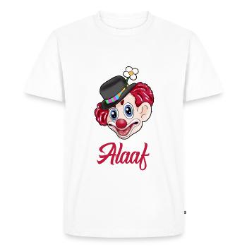 Alaaf Clown Cologne Carnaval de Rosenmontag - T-shirt Premium bio Homme - blanc - Devant - Nico (187cm)