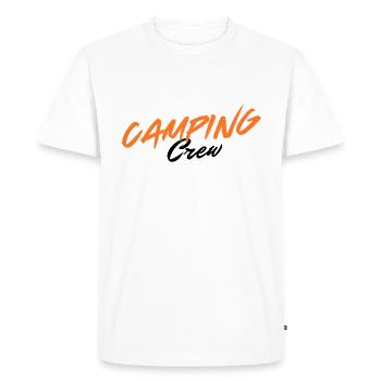 Équipe de camping - T-shirt Premium bio Homme - blanc - Devant - Nico (187cm)