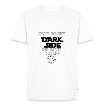 StarwarsCookies2212 - T-shirt Premium bio Homme - blanc - Devant - Nico (187cm)
