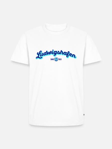 LUDWIGSHAFEN - Männer Premium Bio T-Shirt - Weiß