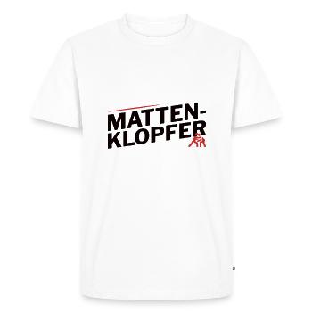Mat Knocker Lutte Idée cadeau de lutte - T-shirt Premium bio Homme - blanc - Devant - Nico (187cm)