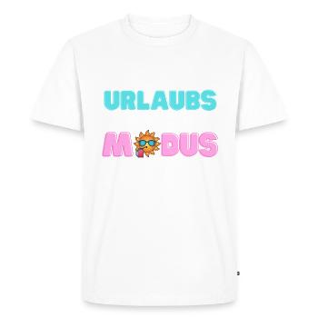 Mode vacances Été Sun Beach Mer - T-shirt Premium bio Homme - blanc - Devant - Nico (187cm)