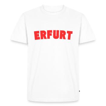 Erfurt - T-shirt Premium bio Homme - blanc - Devant - Nico (187cm)