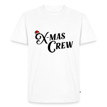 X-Mas Crew - Men's Premium Organic T-Shirt - white - Front - Nico (187cm)