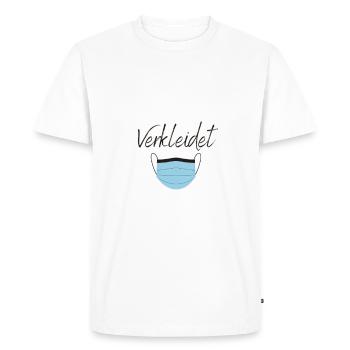 Disguised mask - Men's Premium Organic T-Shirt - white - Front - Nico (187cm)