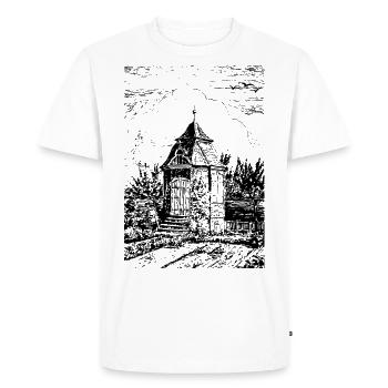 Maison de jardin historique de Radevormwald - maison - T-shirt Premium bio Homme - blanc - Devant - Nico (187cm)