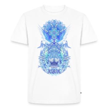 Aqua 2022 23 Delfine - Men's Premium Organic T-Shirt - white - Front - Nico (187cm)