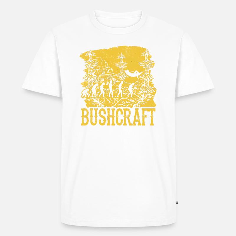 Bushcraft Survival Hammocking Evolution - Männer Premium Bio T-Shirt - undefined