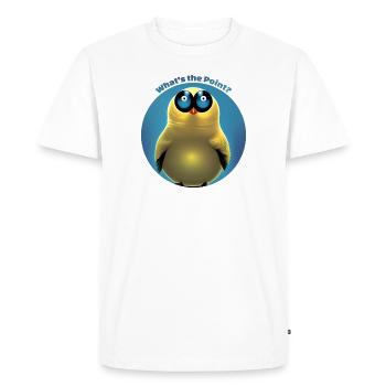 Vogel - Quel est l’intérêt - T-shirt Premium bio Homme - blanc - Devant - Nico (187cm)