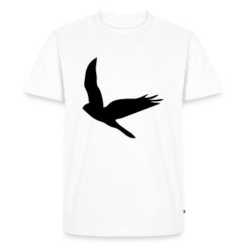 Oiseau Oiseau Oiseau Oiseaux - T-shirt Premium bio Homme - blanc - Devant - Nico (187cm)