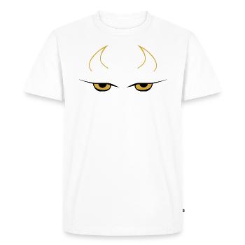Devil Face Lazy Halloween Costume Déguisement - T-shirt Premium bio Homme - blanc - Devant - Nico (187cm)
