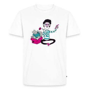 rubbish - Men's Premium Organic T-Shirt - white - Front - Nico (187cm)