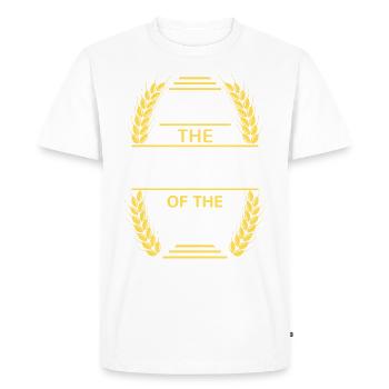 Farmer Farmer Gift Farm Agriculture - T-shirt Premium bio Homme - blanc - Devant - Nico (187cm)