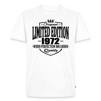 Limited edition 1972 - T-shirt Premium bio Homme - blanc - Devant - Nico (187cm)