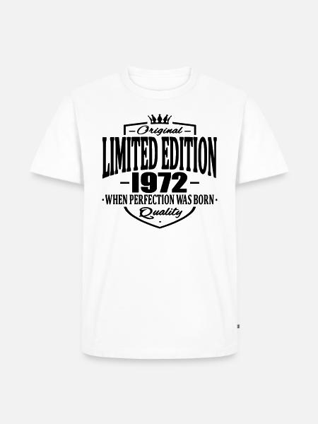 Limited edition 1972 - Men's Premium Organic T-Shirt - white