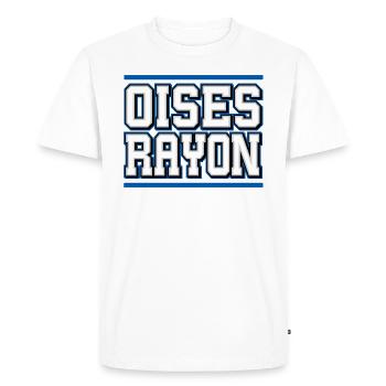 Raïne de l’Oises - T-shirt Premium bio Homme - blanc - Devant - Nico (187cm)