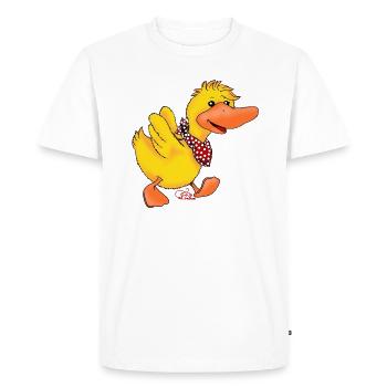 Lisa Schnattchen - Men's Premium Organic T-Shirt - white - Front - Nico (187cm)
