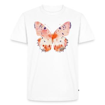 Papillon - T-shirt Premium bio Homme - blanc - Devant - Nico (187cm)