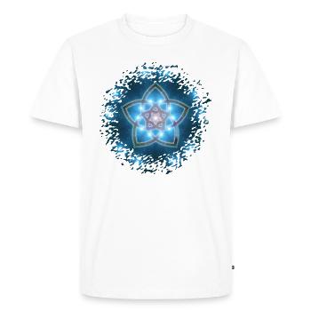 Venusblume / VENUS FLOWER - univers - T-shirt Premium bio Homme - blanc - Devant - Nico (187cm)