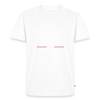 Survivant du cancer Chimiothérapie Vaincre le cancer - T-shirt Premium bio Homme - blanc - Devant - Nico (187cm)
