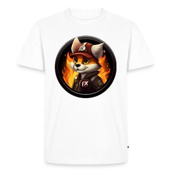 Brigade de pompiers de Füchse - T-shirt Premium bio Homme - blanc - Devant - Nico (187cm)