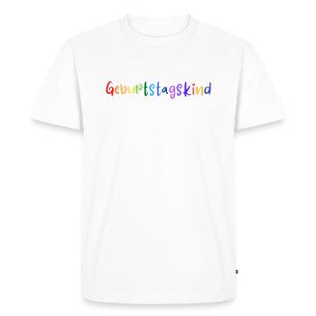 Geburtstagskind Happy BirthdayGlückwunsch - Männer Premium Bio T-Shirt - Weiß - Vorne - Nico (187cm)