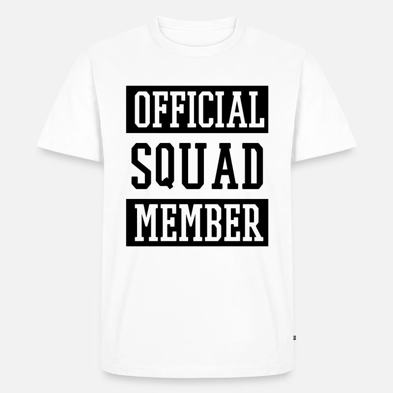 Squad Member - Männer Premium Bio T-Shirt - Weiß