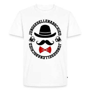 Enterrement de vie de garçon - T-shirt Premium bio Homme - blanc - Devant - Nico (187cm)