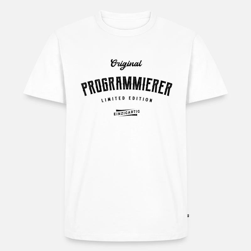 Programmierer Limited Edition - Männer Premium Bio T-Shirt - Weiß