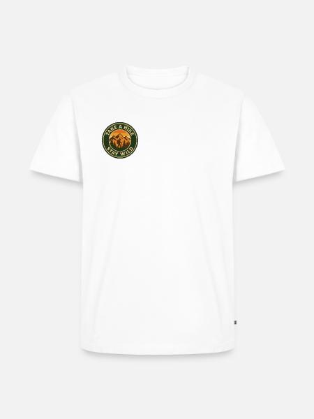Take A Hike - Stay Wild - Männer Premium Bio T-Shirt - Weiß