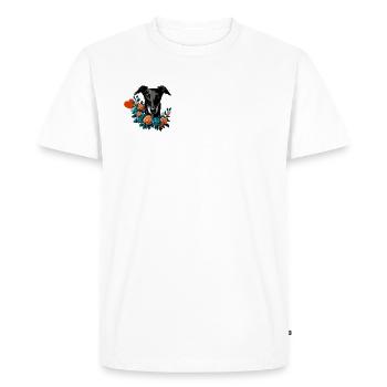Galgo Blackbeauty Nr01 - T-shirt Premium bio Homme - blanc - Devant - Nico (187cm)