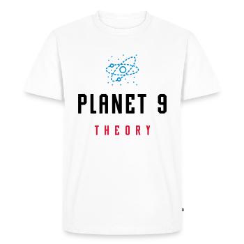PLANET 9 THEORY / PLANET X - Men's Premium Organic T-Shirt - white - Front - Nico (187cm)