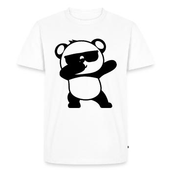 Panda Dabbing Lunettes De Soleil Enfant Animal Mignon Cadeau - T-shirt Premium bio Homme - blanc - Devant - Nico (187cm)
