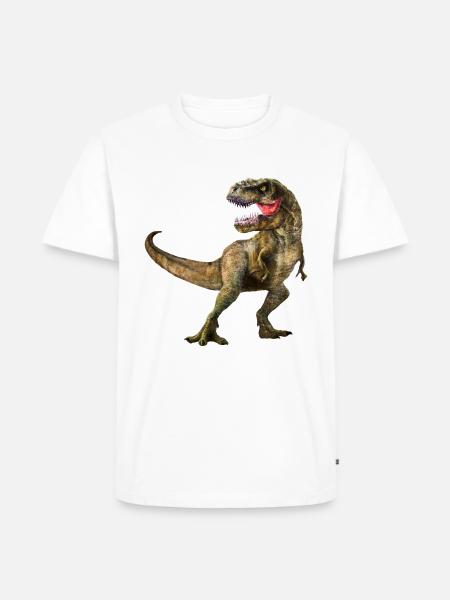 T-REX! - Men's Premium Organic T-Shirt - white