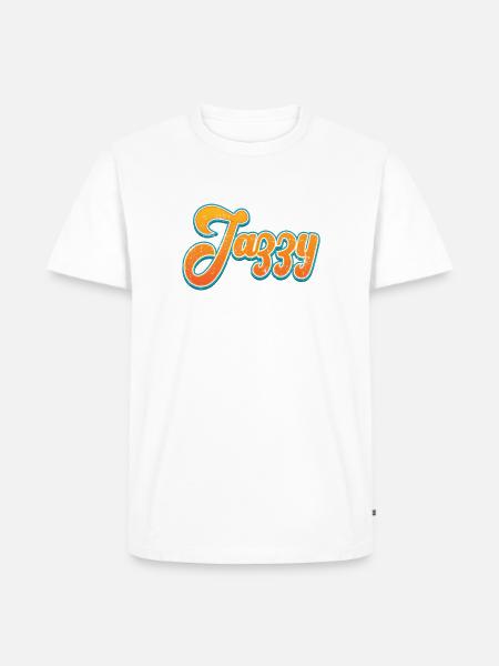 Jazzy Jazz - Men's Premium Organic T-Shirt - white