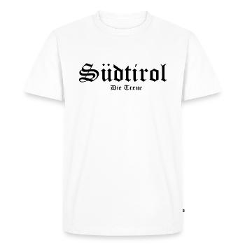 Tyrol du Sud - T-shirt Premium bio Homme - blanc - Devant - Nico (187cm)
