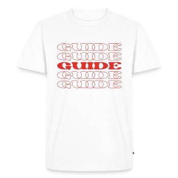 Guide Leader Instructor Director Mentor - Men's Premium Organic T-Shirt - white - Front - Nico (187cm)