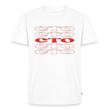 CTO Chief Technology Officer Technology Chief - Men's Premium Organic T-Shirt - white - Front - Nico (187cm)