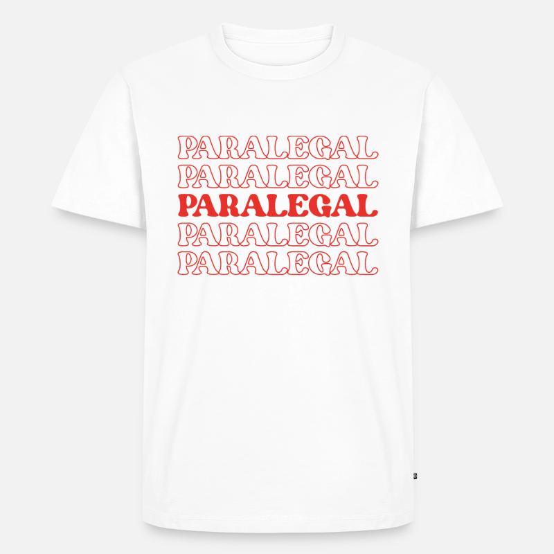 Rechtsanwaltsfachangestellte Rechtsanwaltsfachangestellte Rechtsanwaltsfachangestellte - Männer Premium Bio T-Shirt - Weiß