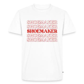 Shoemaker Cobbler Shoe Repairman Shoe Fixer Shoe - Men's Premium Organic T-Shirt - white - Front - Nico (187cm)