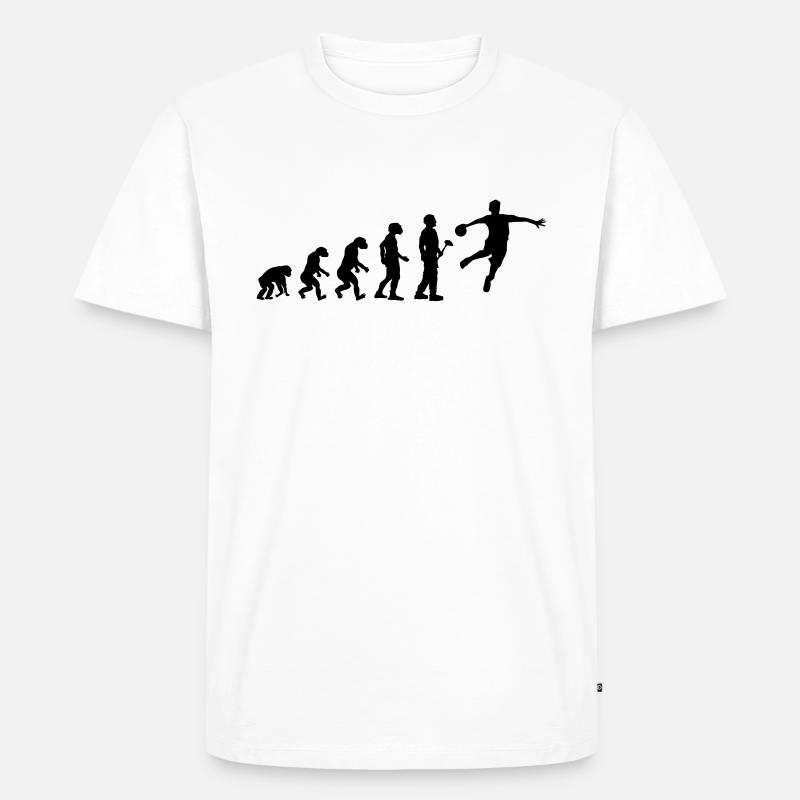 handball Evolution - T-shirt Premium bio Homme - blanc